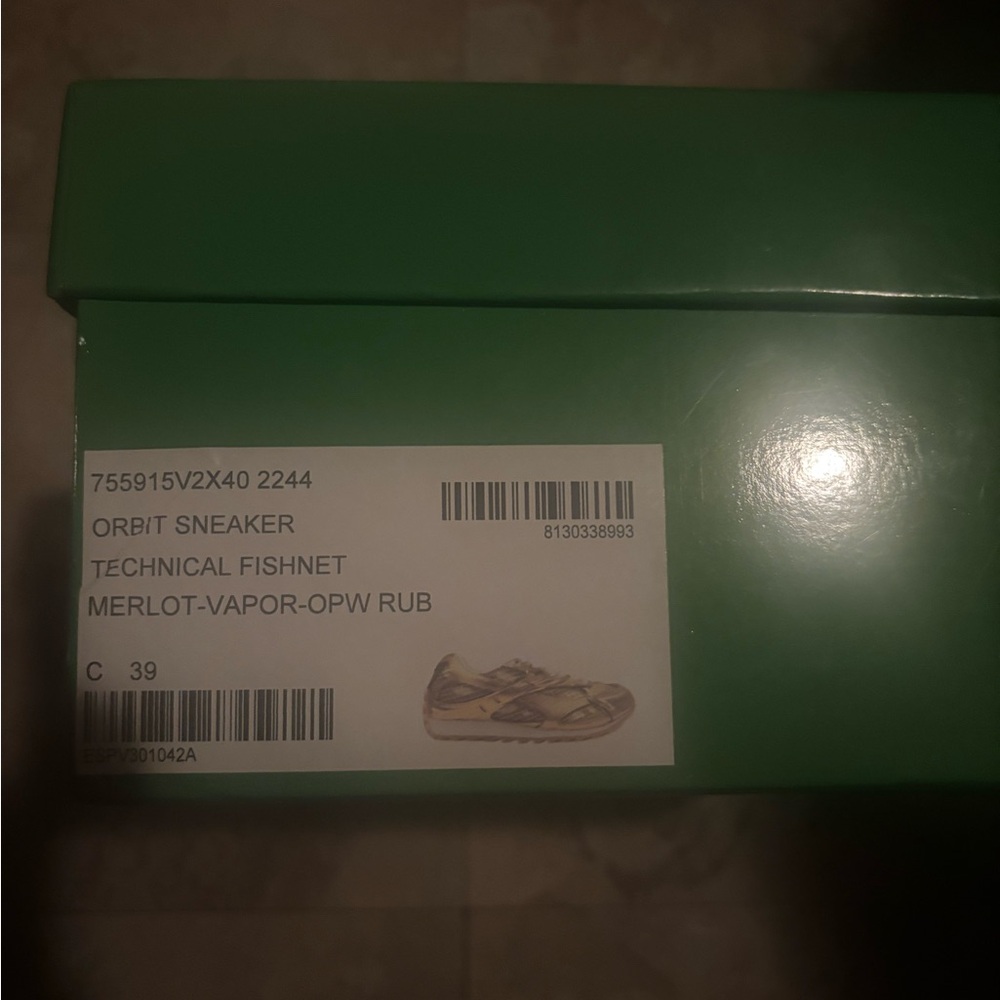 Bottega Veneta Merlot Vapor Sneakers